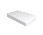 Dreamz Cool Mattress Topper Protector Summer Bed Pillowtop Pad Single Cover - White