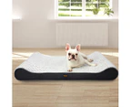 PaWz Pet Bed Dog Orthopedic Large Warm Mattress Plush Memory Foam Sofa Kennel M