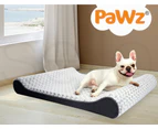 PaWz Pet Bed Dog Orthopedic Large Warm Mattress Plush Memory Foam Sofa Kennel M