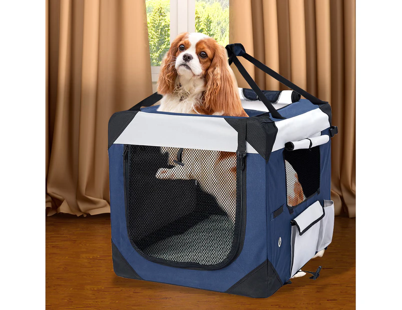 Pet Carrier Bag Dog Puppy Spacious Outdoor Travel Hand Portable Crate XL