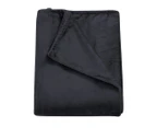 Dreamz 320GSM 220x160cm Ultra Soft Mink Blanket Warm Throw in Dark Grey Colour