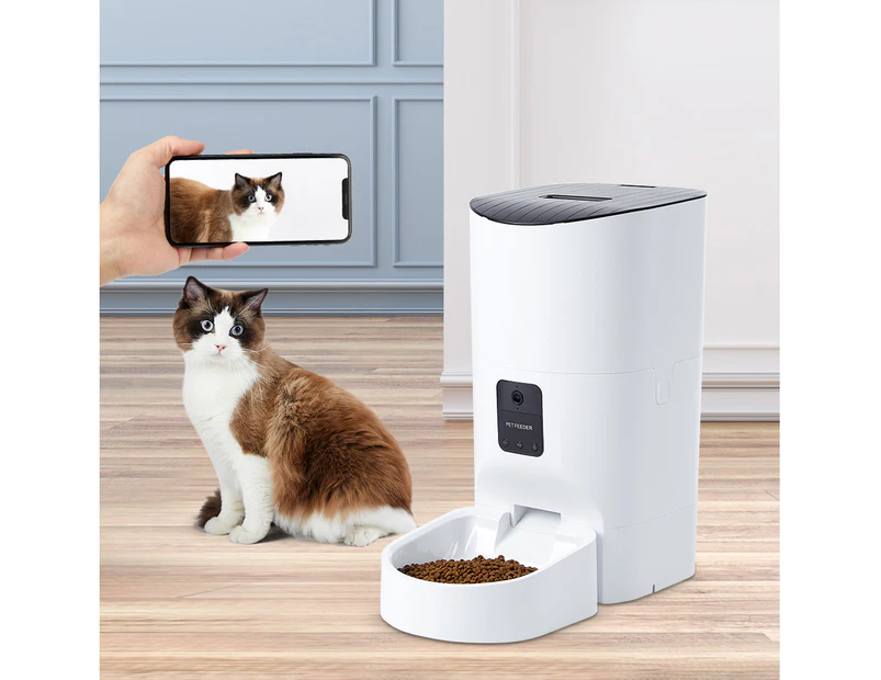 Pawz 9L Auto Pet Feeder Automatic Camera Cat Dog Smart Wifi App Food Dispenser