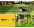 PaWz Pet Dog Playpen Puppy Exercise 8 Panel Fence Black Extension No Door 42"