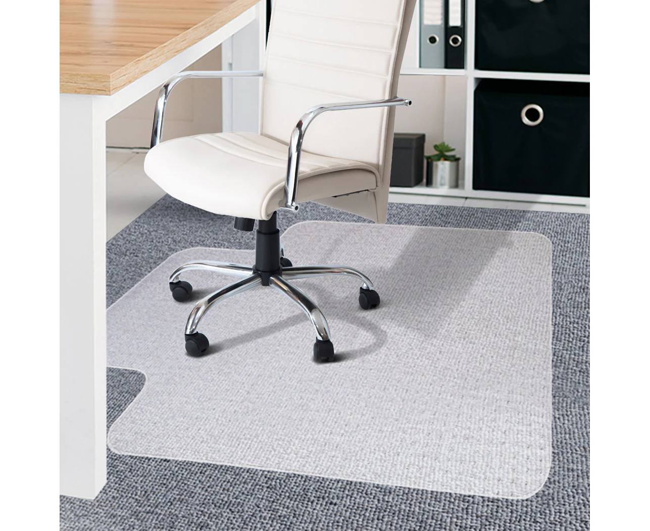 Marlow Chair Mat Carpet Floor Office Home Computer Vinyl PVC Plastic 135x114cm