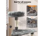 Pawz 130cm Cat Tree Toy Scratching Post Scratcher Tower Condo Wooden House Grey