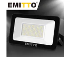 Emitto LED Flood Light 100W Outdoor Floodlights Lamp 220V-240V IP65 Cool White