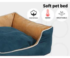 Pawz Pet Bed Mattress Dog Cat Pad Mat Puppy Cushion Soft Warm Washable 3XL Blue - Blue
