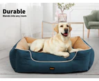 PaWz Pet Dog Cat Bed Puppy Beds Warm Cushion Mattress Pad Mat Extra Large Mats - Blue