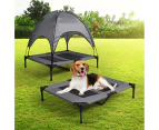 Pawz Pet Trampoline Bed Dog Cat Elevated Hammock With Canopy Raised Heavy Duty L