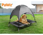 Pawz Pet Trampoline Bed Dog Cat Elevated Hammock With Canopy Raised Heavy Duty L