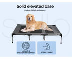 Pawz Pet Trampoline Bed Dog Cat Elevated Hammock With Canopy Raised Heavy Duty L