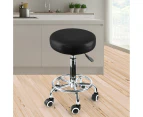 Levede Salon Stool Swivel Bar Stools Chairs Barber Hydraulic Lift Hairdressing - Black