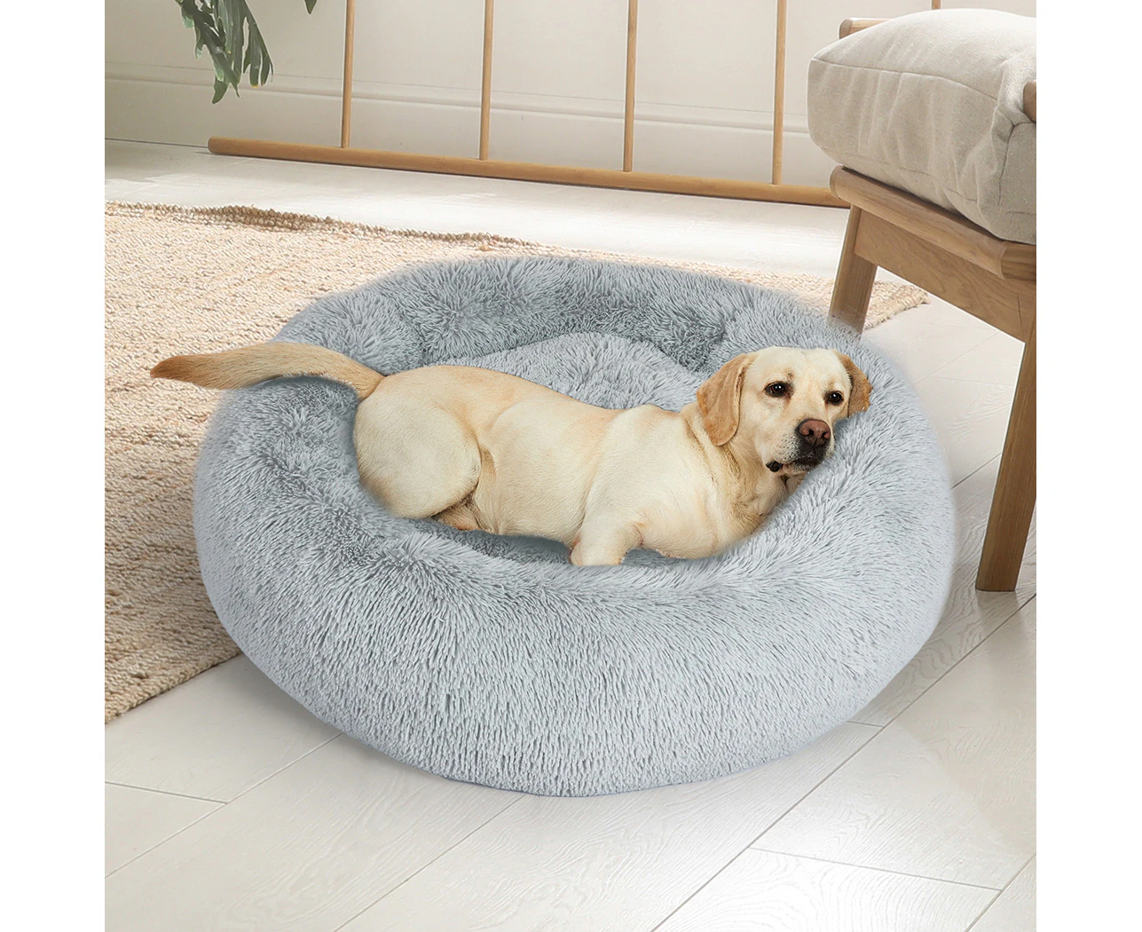 Pawz Pet Bed Dog Beds Mattress Bedding Cat Pad Mat Cushion Winter L Grey