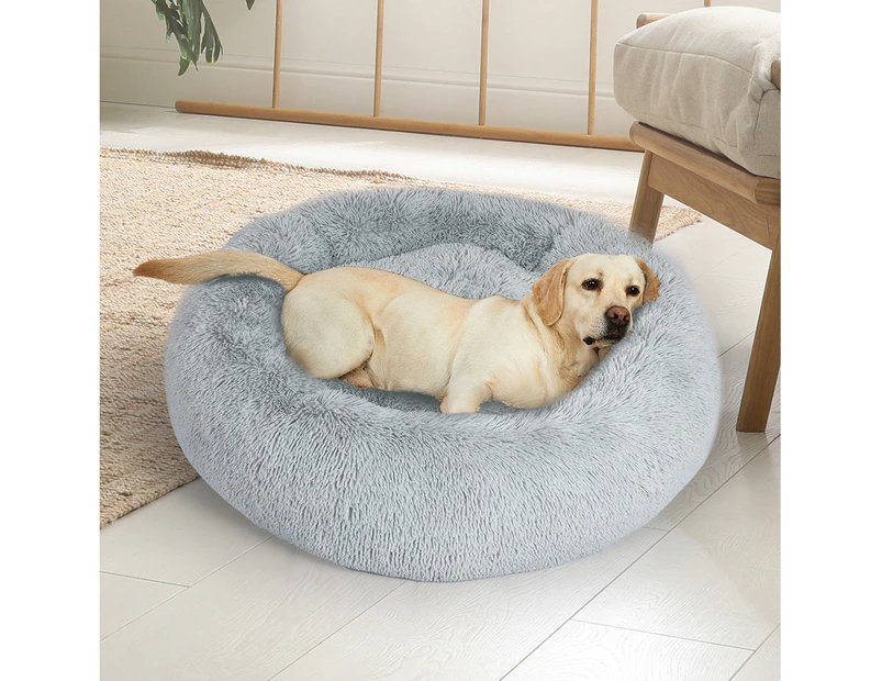 Pawz Pet Bed Dog Beds Mattress Bedding Cat Pad Mat Cushion Winter L Grey - Grey
