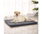 Pawz Pet Bed Foldable Dog Puppy Beds Cushion Pad Pads Soft Plush Cat Pillow XXL - Grey