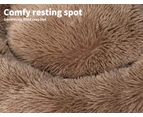 Pawz Pet Bed Mattress Dog Beds Bedding Cat Pad Mat Cushion Winter L Brown - Brown