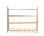 Levede Bamboo Shoe Rack Storage Wooden Organizer Shelf Stand 4 Tiers Layers 70cm - Natural wood