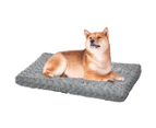 Pawz Pet Bed Dog Beds Bedding Soft Warm Mattress Cushion Pillow Mat Velvet M - Grey