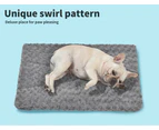 Pawz Pet Bed Dog Beds Bedding Soft Warm Mattress Cushion Pillow Mat Velvet M - Grey