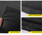 Pawz Pet Bed Foldable Dog Puppy Beds Cushion Pad Pads Soft Plush Black XL