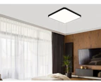 Emitto Ultra-Thin 5CM LED Ceiling Down Light Surface Mount Living Room Black 27W