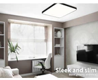Emitto Ultra-Thin 5CM LED Ceiling Down Light Surface Mount Living Room Black 27W