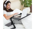 Levede Laptop Desk Computer Table Stand Adjustable Foldable Bed Tables Work Tray