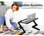 Levede Laptop Desk Computer Table Stand Adjustable Foldable Bed Tables Work Tray