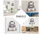 Levede Floating Shelf Brackets Display Shelves Bookshelf Wall Mount Rack Storage