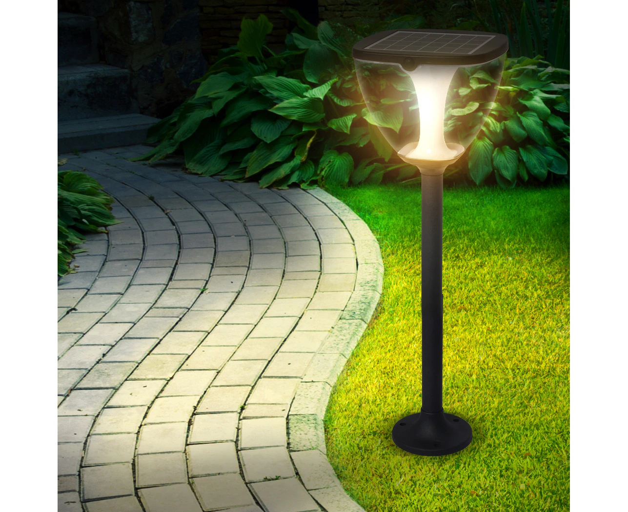 Emitto Solar Lawn Light Garden Outdoor Night Lights Decor Sensor Security 80cm