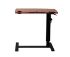 Levede Mobile Standing Desk Foldable Bed Side Table Gas Lift Stand Computer