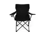 Levede Camping Chairs Folding Arm Foldable Portable Outdoor Beach Fishing Picnic