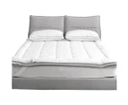 Dreamz Pillowtop Mattress Topper Mat Luxury Bedding Pad Protector King Single