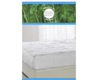 Dreamz Bamboo Pillowtop Mattress Topper Protector Soft Cover Underlay Single