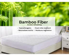 Dreamz Mattress Protector Topper Bamboo Pillowtop Waterproof Cover Queen