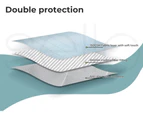 Dreamz Mattress Protector Cool Topper Set  Pillow Case Double