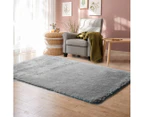 Marlow Floor Rugs Shaggy Rug Soft Large Carpet Area Bedroom Grey 230x200cm