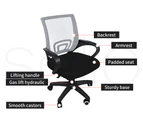Levede Office Chair Gaming Computer Mesh Chairs Executive Seating Work Seat Grey - Grey