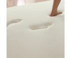 Dreamz 7cm Memory Foam Bed Mattress Topper Polyester Underlay Cover King - White