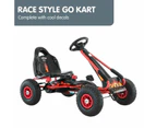 Kahuna G95 Kids Ride On Pedal-Powered Go Kart  - Red