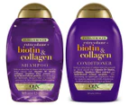 OGX Extra Strength Extra Volume + Biotin & Collagen Shampoo & Conditioner 385mL