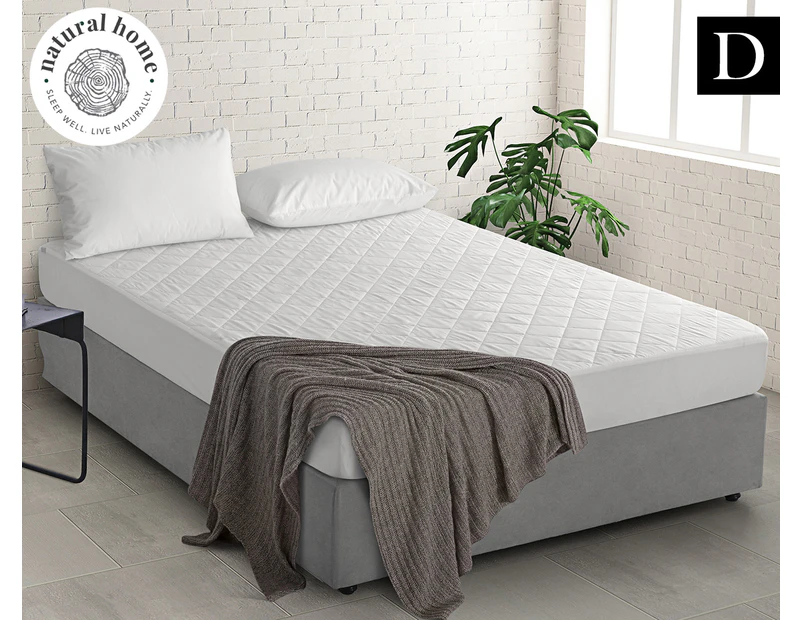 Natural Home Bamboo Double Bed Mattress Protector