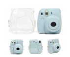 Camera Bag Waterproof Dust-proof Digital Camera PVC Transparent Carrying Pouch with Shoulder Strap for Fujifilm-Instax Mini 8/9 - Transparent