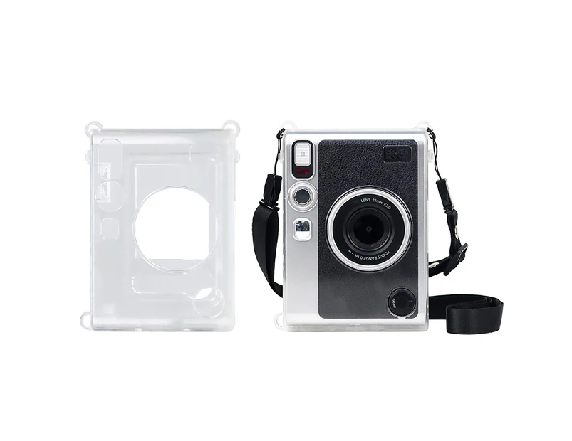 Camera Bag Anti-scratch Waterproof Portable Mini Digital Camera Crystal PC Protective Bag for Instax Mini EVO - Transparent