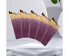 50Pcs/Set Paint Brushes Professional Widely Applied Convenient Using Nail Art Painting Drawing Brush for Acrylic Painting - Purple