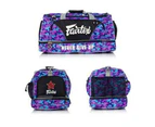 [Free Shipping][Camo Purple]FAIRTEX-Camo Gym Muay Thai MMA Gear Bag(BAG2) - Camo Purple