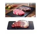 2-in-1 Fast Defrosting Meat Tray Chopping Board Rapid Thawing Tray S-size