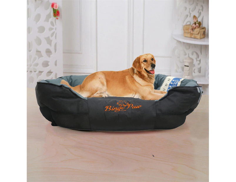 Jumbo Orthopedic Pet Dog Bed Dog Baskets Kennel Pillow Waterproof