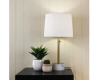 [Free Shipping]UMBRIA Height Adjustable Scandi Lamp in Antique Brass
