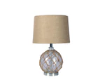 [Free Shipping]YAMBA Hamptons Glass Table Lamp w Shade